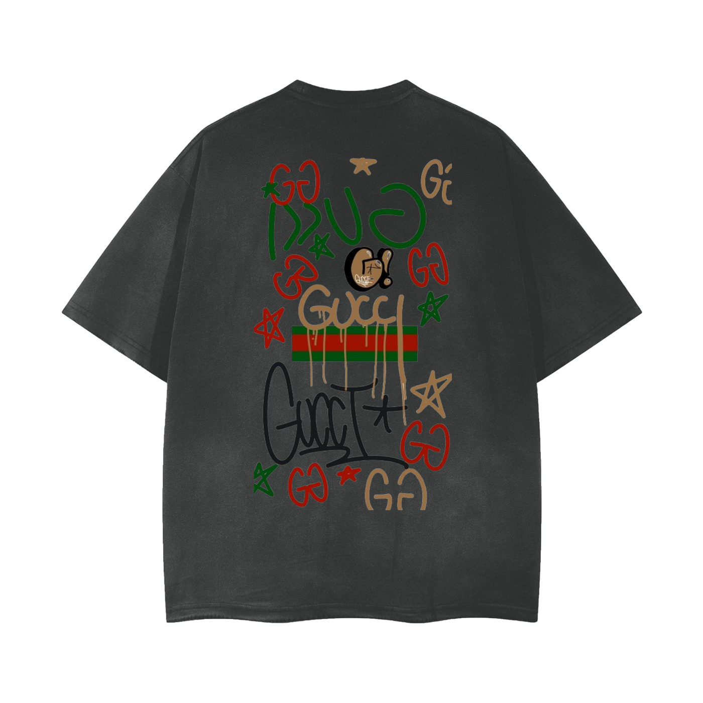 Vintage Wash Frayed T-Shirt - 260 GSM