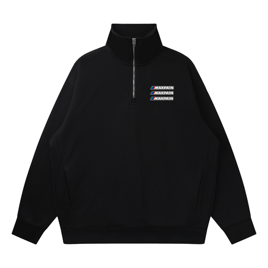 Quarter-Zip Drop Shoulder Sweatshirt