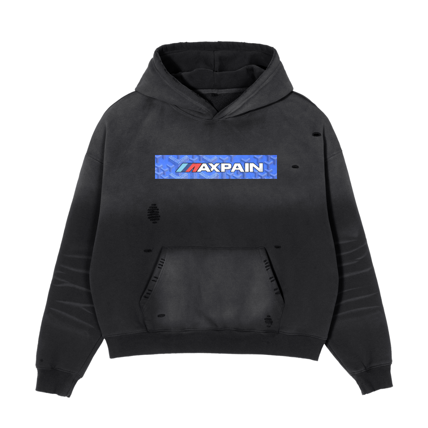 Frayed Sunfade Boxy Hoodie