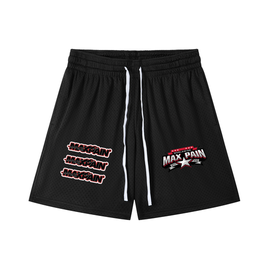 Mesh Drawstring Shorts